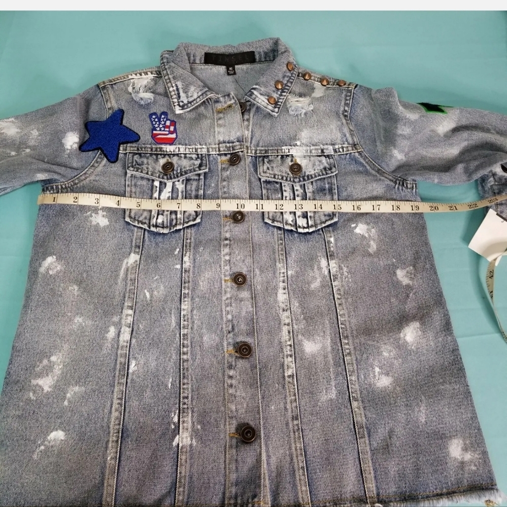 Tinsel Denim jacket blue women's various sizes NWT - Picture 7 of 12